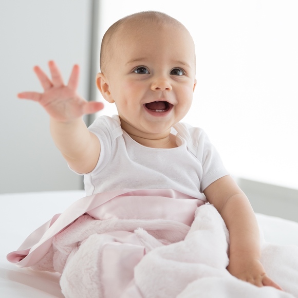Little Giraffe Accessories - Little Giraffe- Luxe-Pink Blanket
